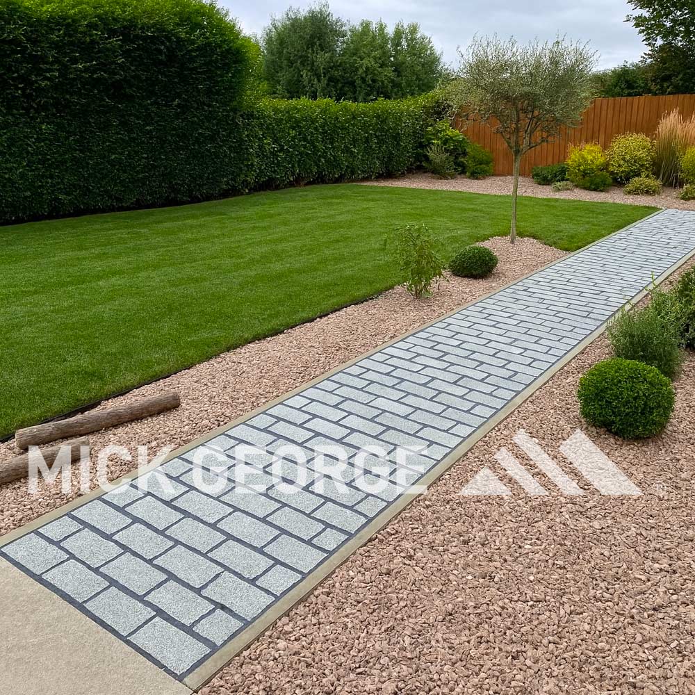 Silver Granite Cobbles 20cm x 10cm Packs