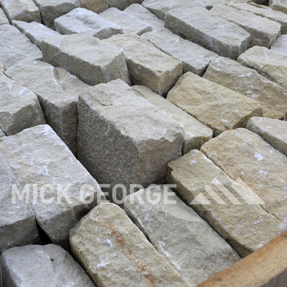 Fossil Mint Sandstone Cobbles 10cm x 10cm Packs
